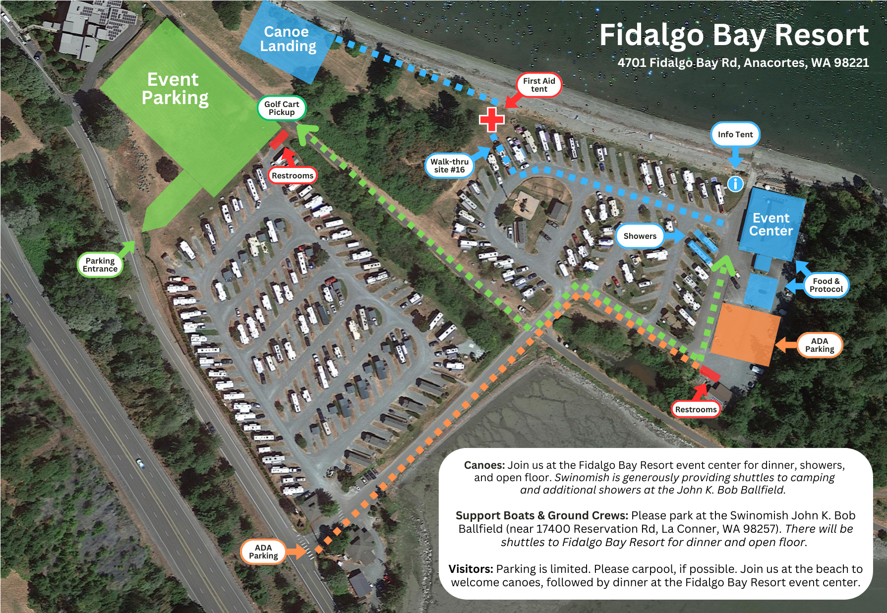 Samish Canoe Landing - 2023 map