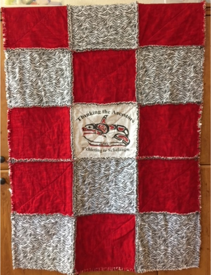 Blanket made by the Grandmothers Sewing Group Blanket made by the Grandmothers Sewing Group