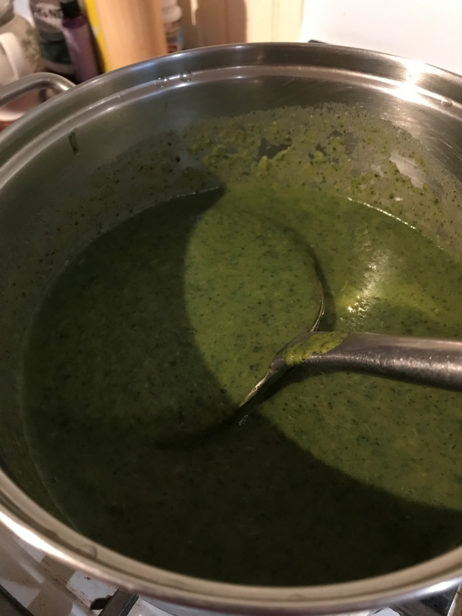 Spring nettle soup