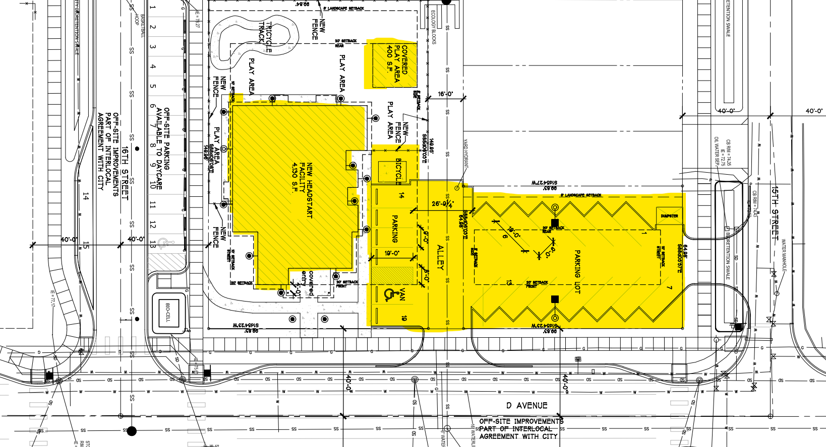 D Ave ELC Site Plan
