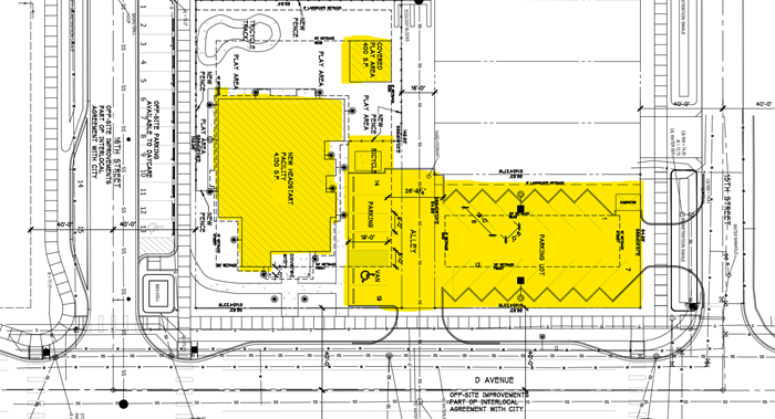 D Ave ELC Site Plan D Ave ELC Site Plan