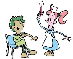 vaccination graphic nurse boy vaccination