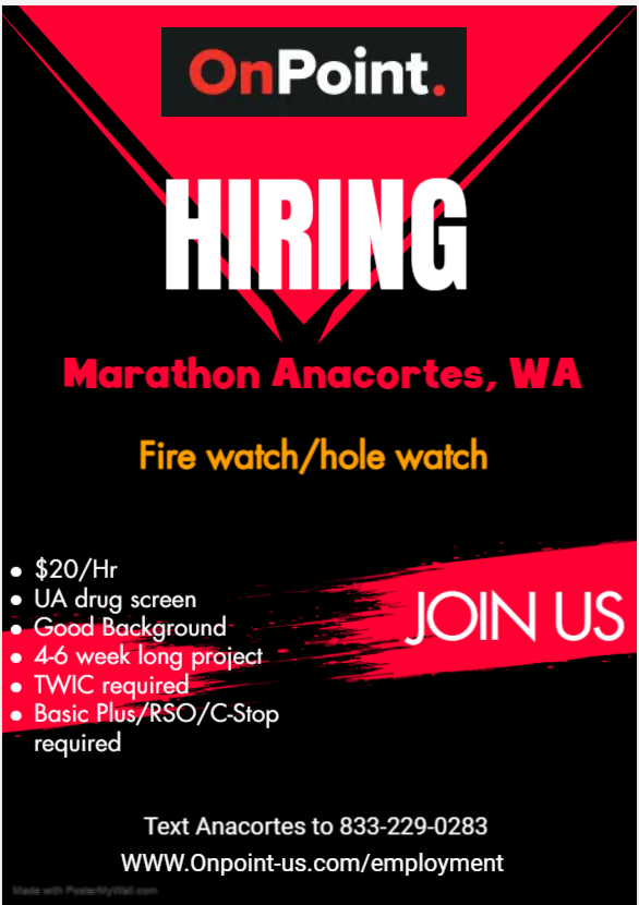Marathon Anacortes OnPoint Job Flyer